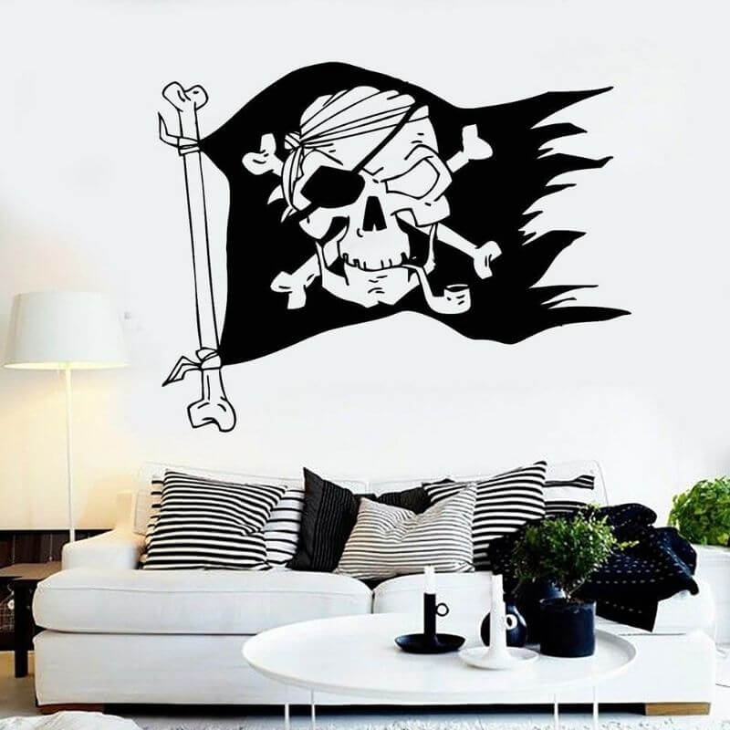 Stickers Pirate - Drapeau Pirate