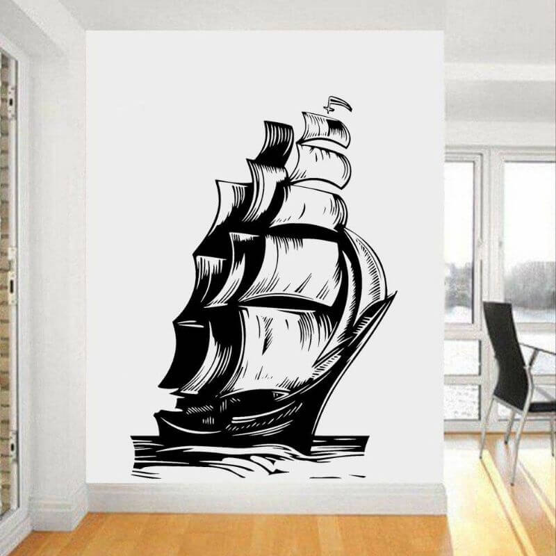 Stickers Pirate - Bateau Pirate