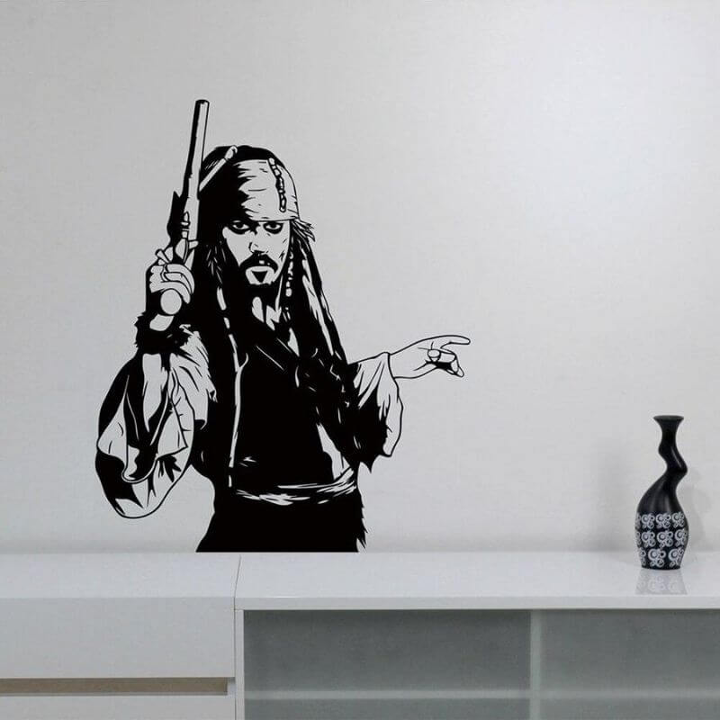 Stickers Pirate - Jack Sparrow