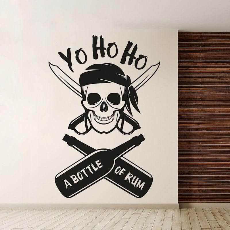 Stickers Pirate - Tête De Mort