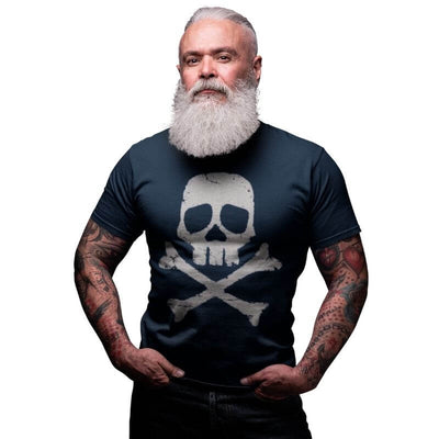 t-shirt-pirate-tete-de-mort-bleu