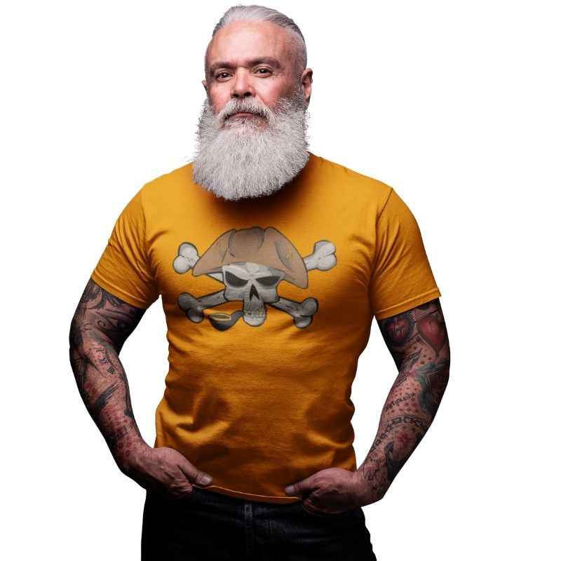 T-Shirt Pirate - Skull Fumer